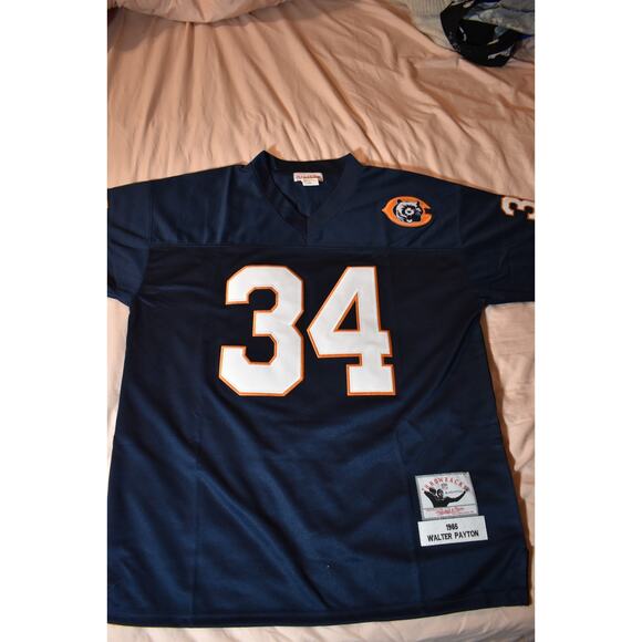 WALTER PAYTON 1985 CHICAGO BEARS MITCHELL & NESS AUTHENTIC JERSEY SIZE 50